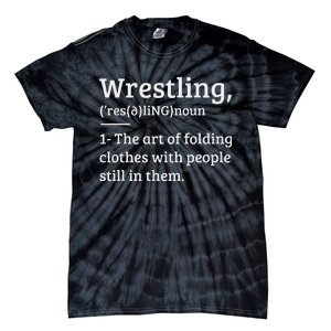 Wrestling Definition Wrestler Tie-Dye T-Shirt