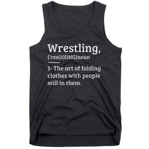 Wrestling Definition Wrestler Tank Top