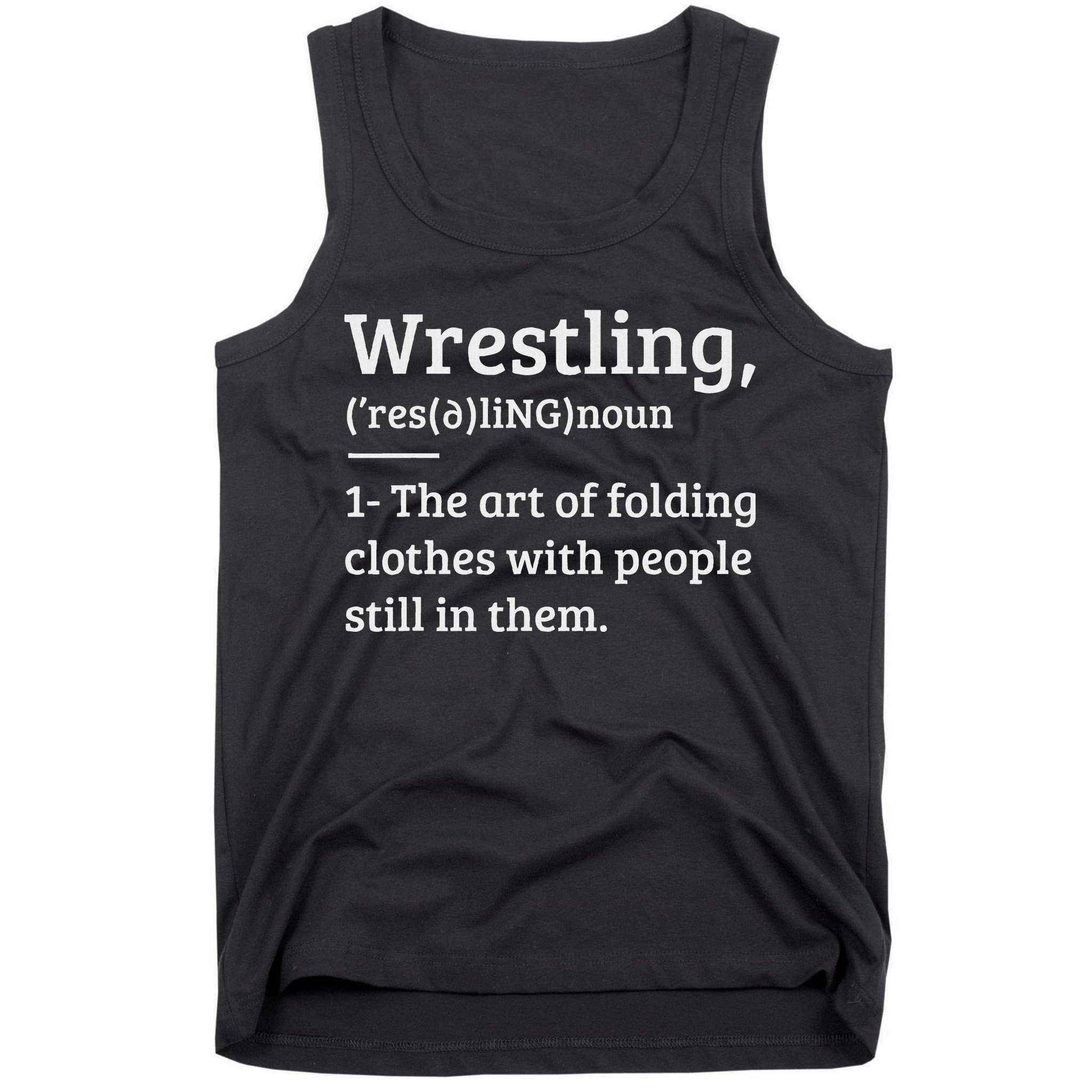 Wrestling Definition Wrestler Tank Top