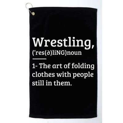 Wrestling Definition Wrestler Golf Towel
