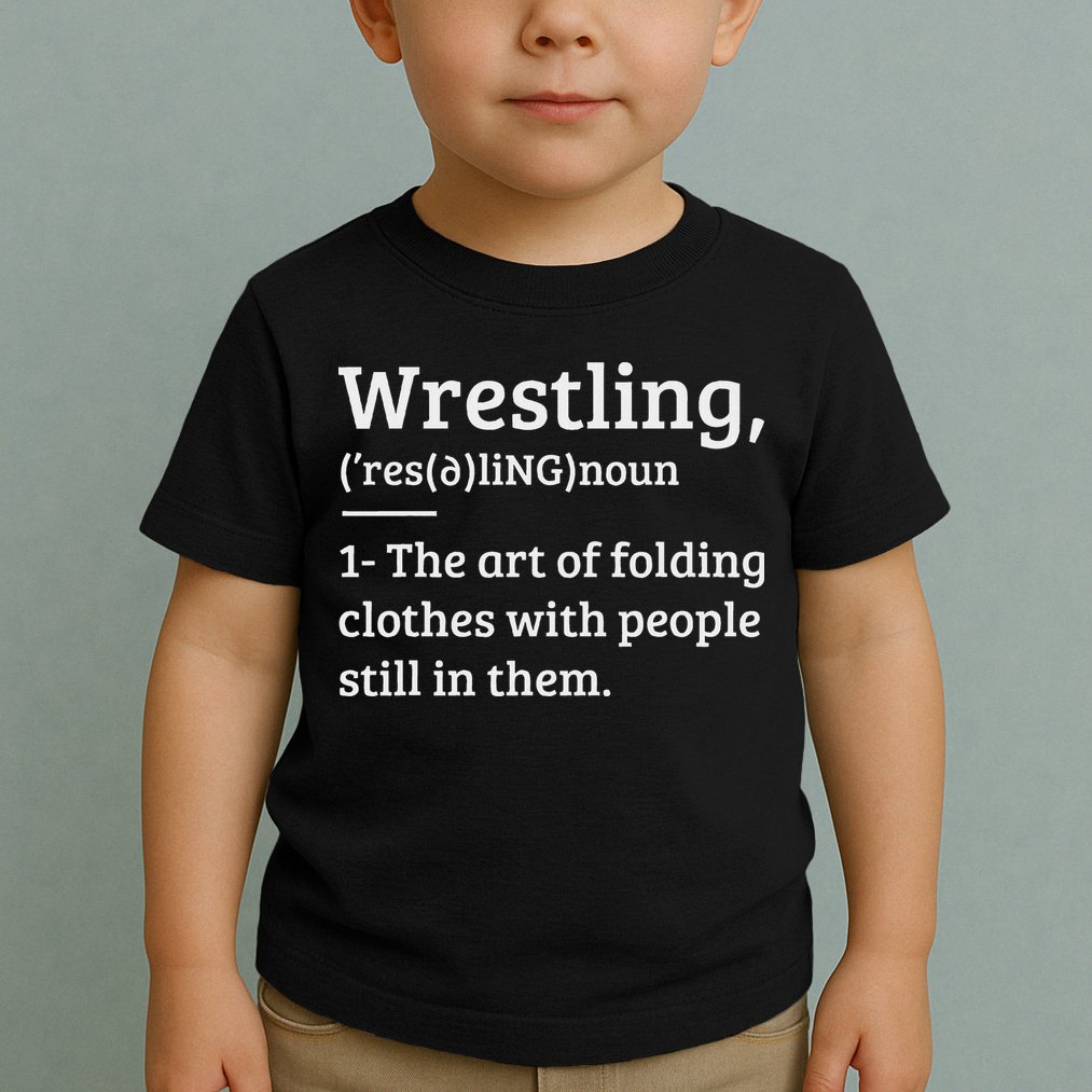 Wrestling Definition Wrestler Toddler T-Shirt