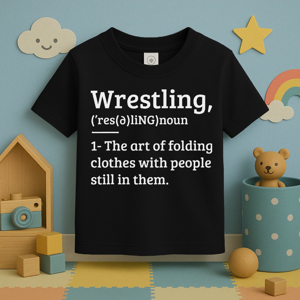 Wrestling Definition Wrestler Toddler T-Shirt