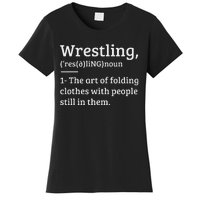 Wrestling Definition Wrestler Women's T-Shirt