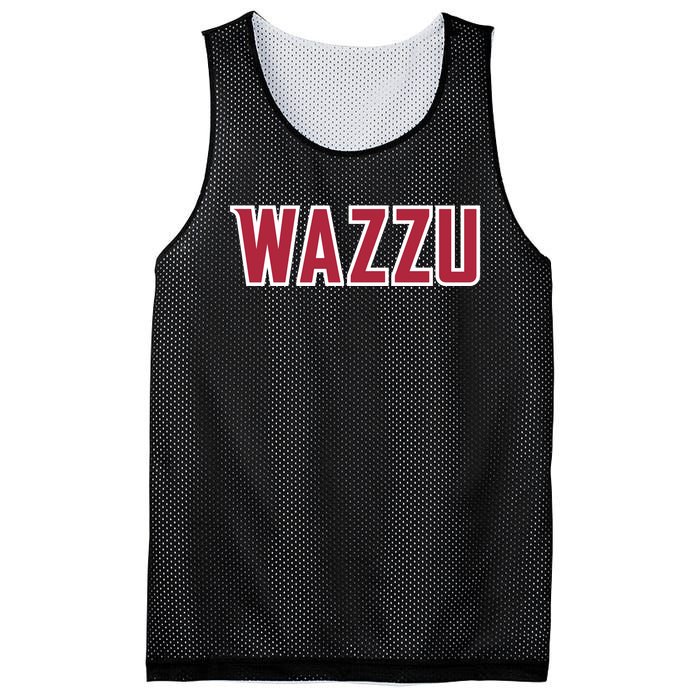 Wazzu Design Mesh Reversible Basketball Jersey Tank