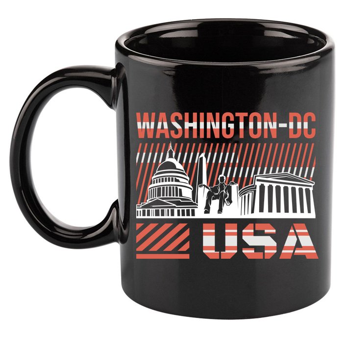 Washington DC 11oz C Handle Ceramic Mug