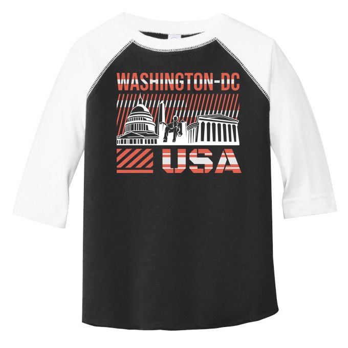 Washington DC Toddler Fine Jersey T-Shirt