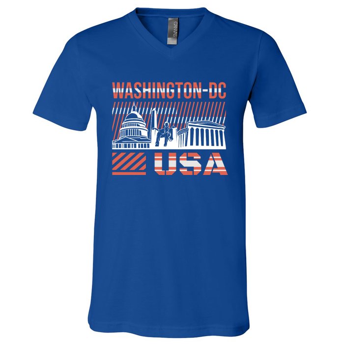 Washington DC V-Neck T-Shirt