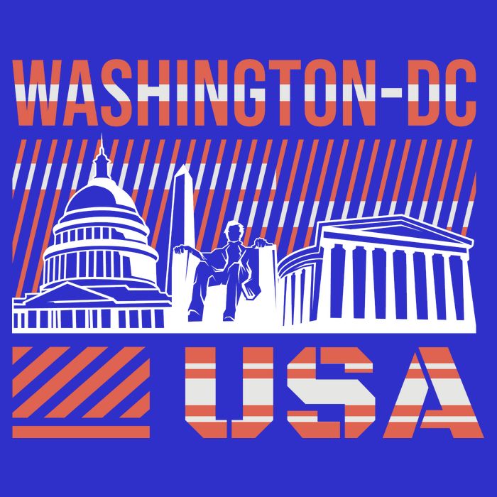 Washington DC Womens Tank Top