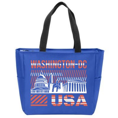 Washington DC Zip Tote Bag