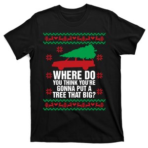 Where Do You Think YouRe Christmas Couple Matching Family T-Shirt