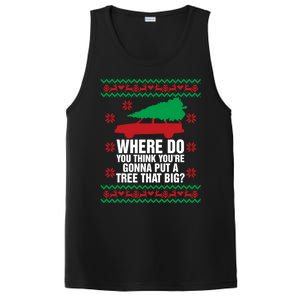 Where Do You Think YouRe Christmas Couple Matching Family PosiCharge Competitor Tank