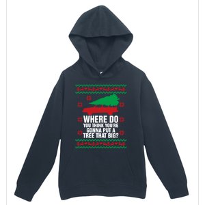 Where Do You Think YouRe Christmas Couple Matching Family Urban Pullover Hoodie