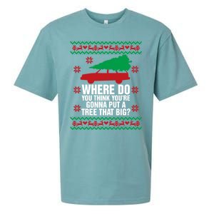 Where Do You Think YouRe Christmas Couple Matching Family Sueded Cloud Jersey T-Shirt