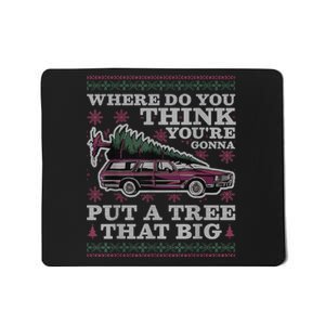 Where Do You Think YouRe Gonna Put A Tree That Big Mousepad