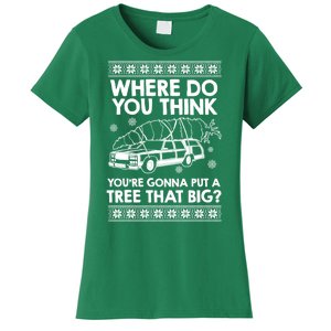 Where Do You Think Youre Gonna Put A Tree That Big Women's T-Shirt