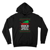 Where Do You Think YouRe Christmas Couple Matching Family Hoodie