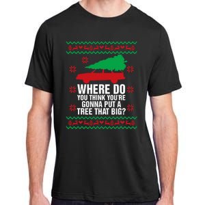 Where Do You Think YouRe Christmas Couple Matching Family Adult ChromaSoft Performance T-Shirt