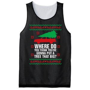 Where Do You Think YouRe Christmas Couple Matching Family Mesh Reversible Basketball Jersey Tank