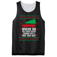 Where Do You Think YouRe Christmas Couple Matching Family Mesh Reversible Basketball Jersey Tank