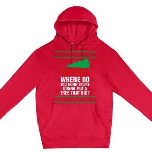 Where Do You Think YouRe Christmas Couple Matching Family Premium Pullover Hoodie