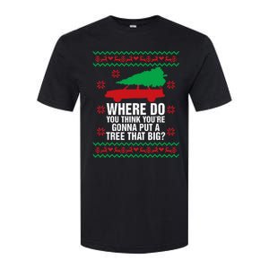 Where Do You Think YouRe Christmas Couple Matching Family Softstyle CVC T-Shirt