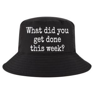 What Did You Get Done This Week Doge Dept Of Gov Efficiency Cool Comfort Performance Bucket Hat