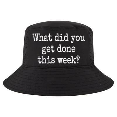 What Did You Get Done This Week Doge Dept Of Gov Efficiency Cool Comfort Performance Bucket Hat