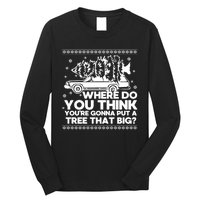 Where Do You Think YouRe Christmas Couple Matching Family Long Sleeve Shirt