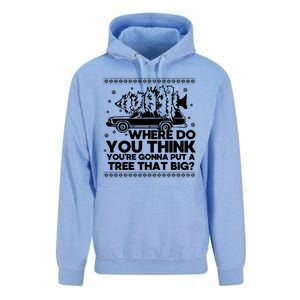 Where Do You Think YouRe Christmas Couple Matching Family Unisex Surf Hoodie