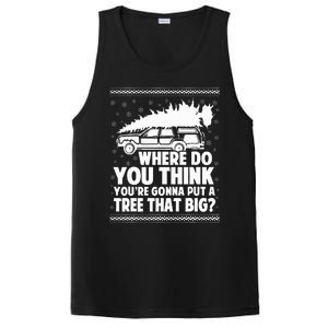 Where Do You Think Youre Gonna Put A Tree That Big Xmas Tree  PosiCharge Competitor Tank