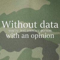 Without Data You're Just Another Person With An Opinion Legacy Tie Dye Trucker Hat