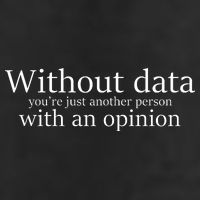 Without Data You're Just Another Person With An Opinion Adult Drive Performance Visor