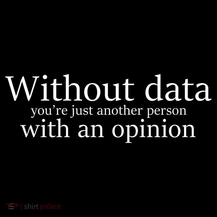 Without Data You're Just Another Person With An Opinion Women's Perfect Tri Rocker Tank