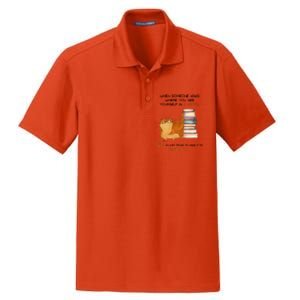 Where Do You See Yourself In 5 Years Funny Cat Dry Zone Grid Polo