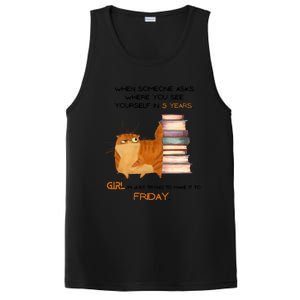 Where Do You See Yourself In 5 Years Funny Cat PosiCharge Competitor Tank