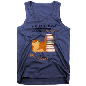 Where Do You See Yourself In 5 Years Funny Cat Tank Top