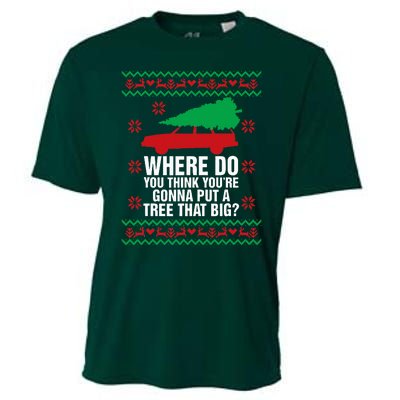 Where Do You Think You're Christmas Couple Matching Family  Cooling Performance Crew T-Shirt