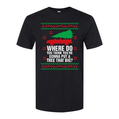 Where Do You Think You're Christmas Couple Matching Family  Softstyle CVC T-Shirt