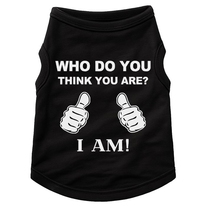 Who Do You Think You Are I Am Viral Funny Bowling Meme Doggie Tank