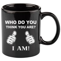 Who Do You Think You Are I Am Viral Funny Bowling Meme 11oz C Handle Ceramic Mug