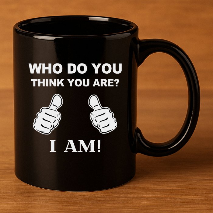 Who Do You Think You Are I Am Viral Funny Bowling Meme 11oz C Handle Ceramic Mug