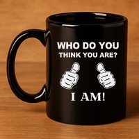 Who Do You Think You Are I Am Viral Funny Bowling Meme 11oz C Handle Ceramic Mug