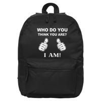 Who Do You Think You Are I Am Viral Funny Bowling Meme 16 in Basic Backpack