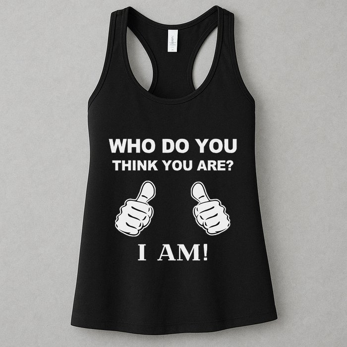Who Do You Think You Are I Am Viral Funny Bowling Meme Womens Tank Top
