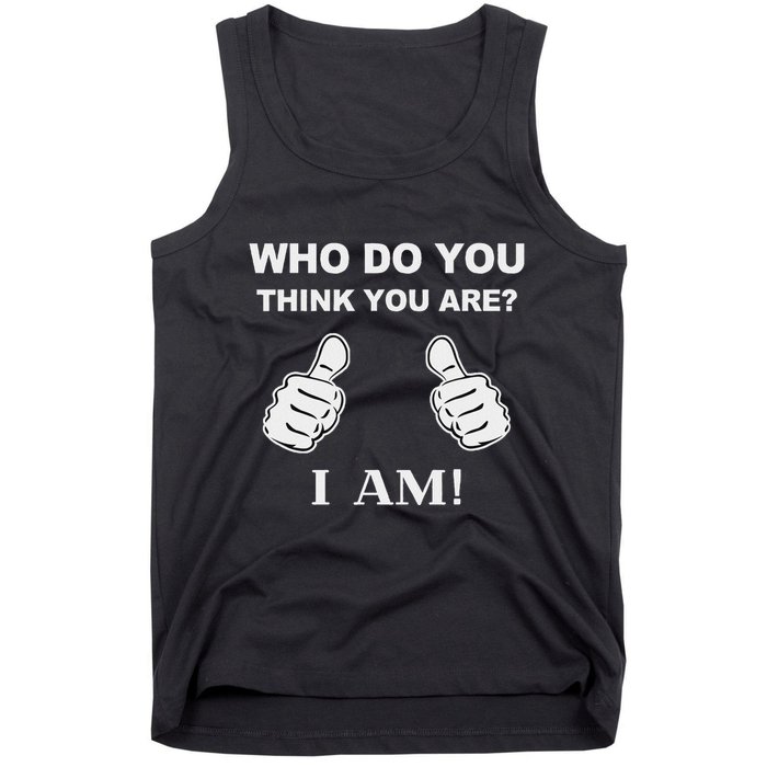 Who Do You Think You Are I Am Viral Funny Bowling Meme Tank Top