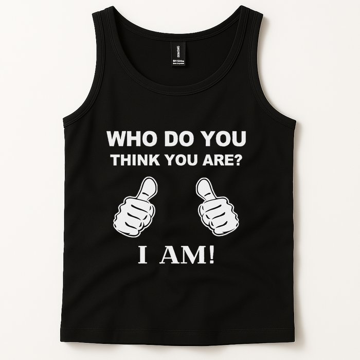 Who Do You Think You Are I Am Viral Funny Bowling Meme Tank Top