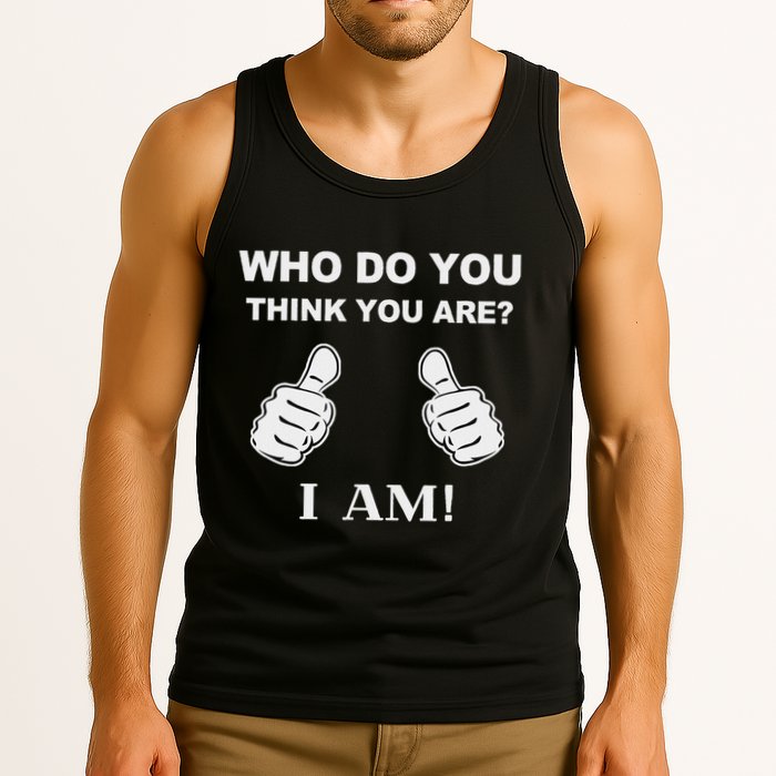 Who Do You Think You Are I Am Viral Funny Bowling Meme Tank Top