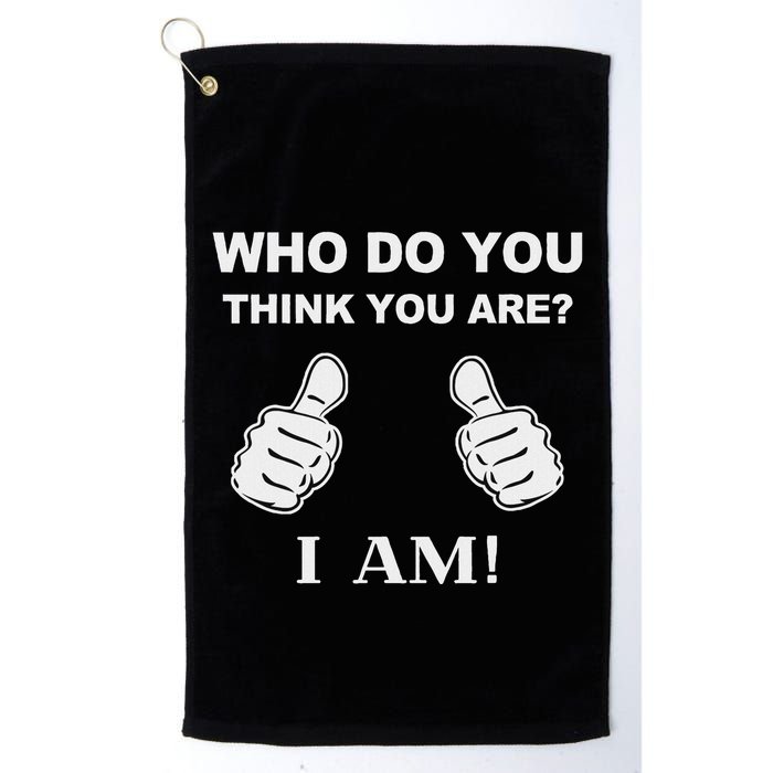Who Do You Think You Are I Am Viral Funny Bowling Meme Golf Towel