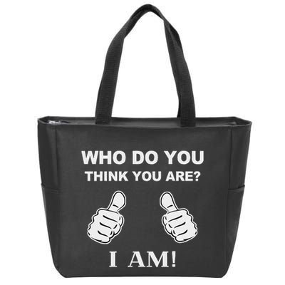 Who Do You Think You Are I Am Viral Funny Bowling Meme Zip Tote Bag