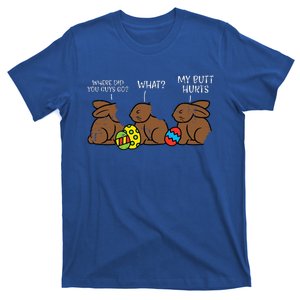 Where Did You Guys Go Chocolate Bunny T-Shirt